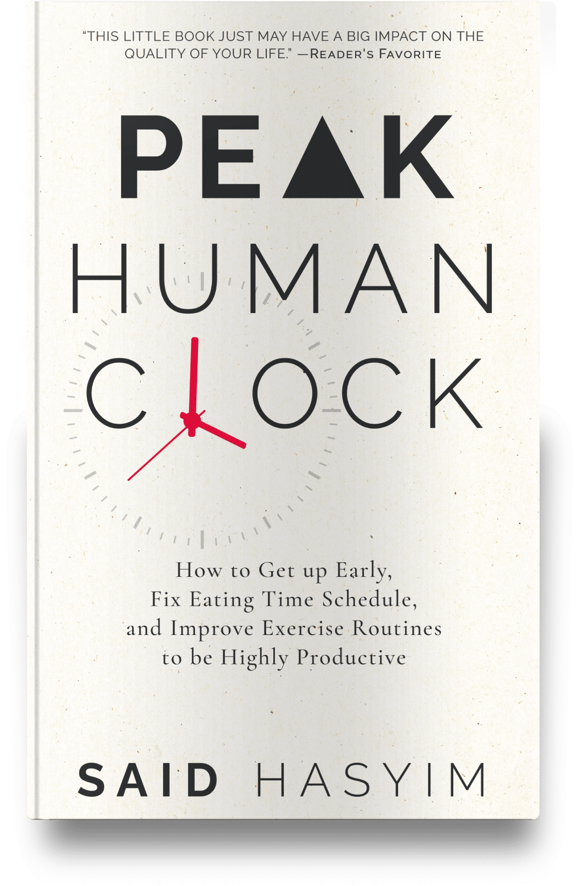 Peak human Clock cover